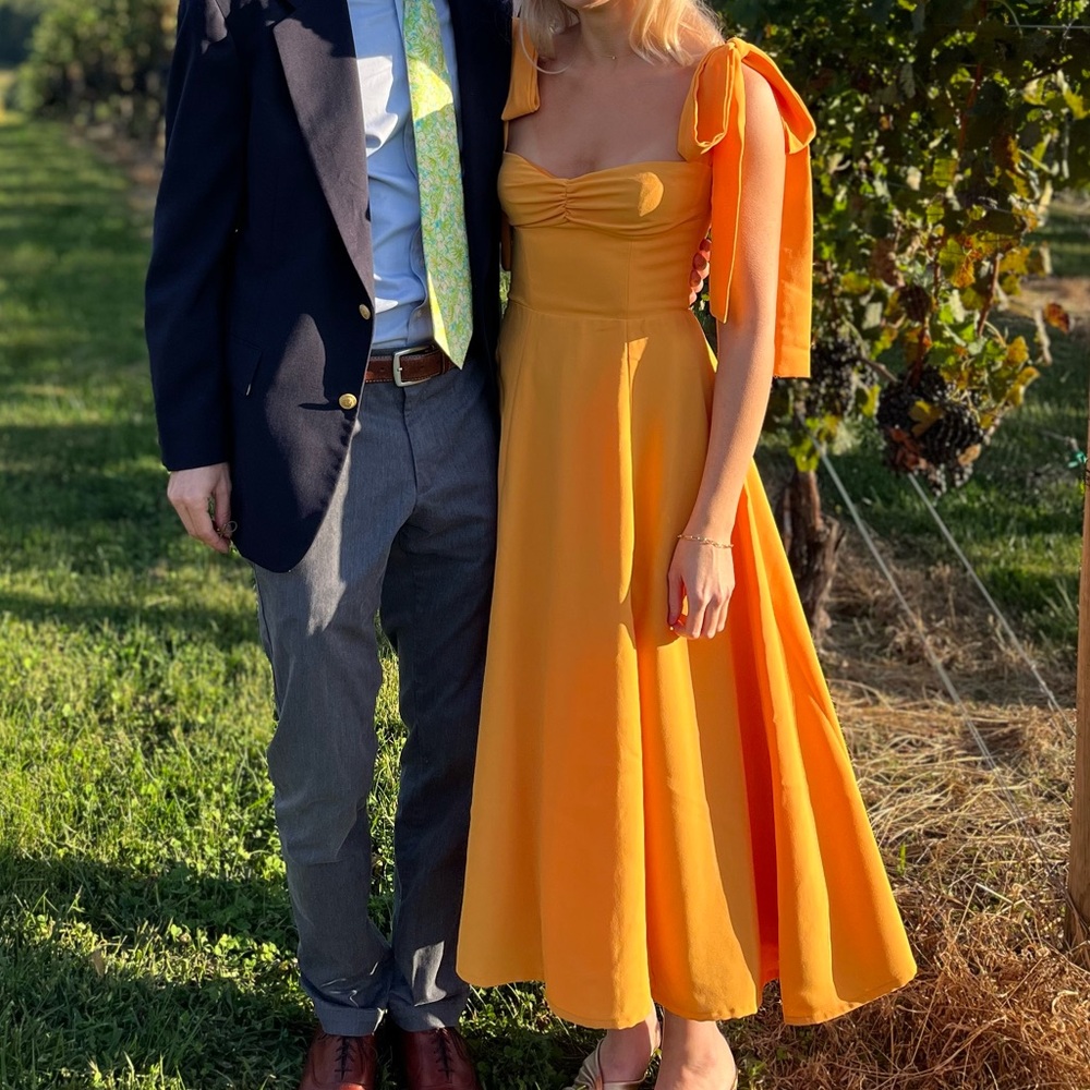 House of CB Alicia Yellow Midi Sundress - XS - Picture 12 of 16